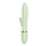 Satisfyer Pearl Bunny 2 - Light Green - Light Green 21.5 cm USB-C Rechargeable Rabbit Vibrator - Image 5