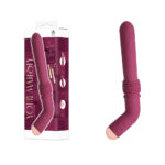 Your Majesty - Maroon USB-C Rechargeable Thrusting Vibrator