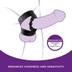 Strap The Balls - Black Adjustable Cock & Ball Rings - Image 2