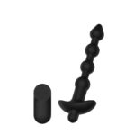 Passion Play Vibrating Anal Beads with Remote - Black USB Rechargeable Vibrating Anal Beads with Wireless Remote - Image 4