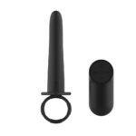 Passion Play Vibrating Double Penetrator with Remote - Black USB Rechargeable Vibrating Double Penetrator Cock Ring with Wireless Remote - Image 3