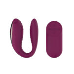Passion Play Couple Vibe with Remote Controller - Purple USB Rechargeable Couples Vibrator with Wireless Remote - Image 2