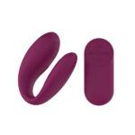 Passion Play Couple Vibe with Remote Controller - Purple USB Rechargeable Couples Vibrator with Wireless Remote - Image 4