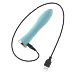 Passion Play Ultra Power Silicone Vibrating Bullet - Blue - Blue 12.9 cm USB Rechargeable Vibrating Bullet - Image 6