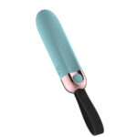 Passion Play Vibrating Bullet - Blue - Blue 8.5 cm USB Rechargeable Vibrating Bullet - Image 5
