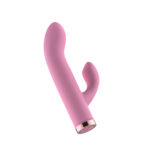Passion Play Silicone Rabbit Vibrator - Pink - Pink USB Rechargeable Mini Rabbit Vibrator - Image 5