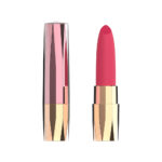 Passion Play Rechargeable Lipstick Vibe - Pink/Gold 9.6 cm USB Rechargeable Lipstick Bullet Vibrator - Image 2