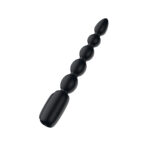 Passion Play Vibrating Anal Beads with LED Screen - Black 23 cm USB Rechargeable Vibrating Anal Beads - Image 3