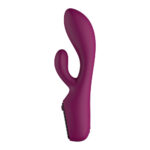 Passion Play Rabbit Vibrator with LED Screen - Purple 19.2 cm USB Rechargeable Rabbit Vibrator - Image 2