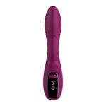 Passion Play Rabbit Vibrator with LED Screen - Purple 19.2 cm USB Rechargeable Rabbit Vibrator - Image 3