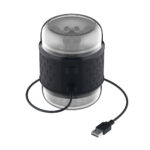 Passion Play Vibrating Double Stroker - Clear - Clear USB Rechargeable Vibrating Double Ended Stroker - Image 5