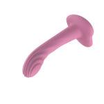 Passion Play Liquid Silicone Textured Dildo - Pink - Pink 18 cm Dildo - Image 3