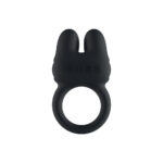 Passion Play Dual Motors Vibrating Cockring - Black USB Rechargeable Vibrating Cock Ring - Image 3