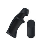Passion Play Vibrating Cockring Sleeve - Black USB Rechargeable Vibrating Penis Sleeve with Wireless Remote - Image 4