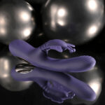 Evolved WINGS OF FRENZY - Purple USB Rechargeable Butterfly Vibrator - Image 4