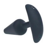 LEVELZ Classic Vibrating Silicone Anal Plug - Small - Black Small USB Rechargeable Butt Plug - Image 3