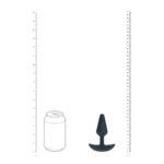 LEVELZ Classic Vibrating Silicone Anal Plug - Small - Black Small USB Rechargeable Butt Plug - Image 6