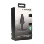 LEVELZ Classic Vibrating Silicone Anal Plug - Small - Black Small USB Rechargeable Butt Plug - Image 8