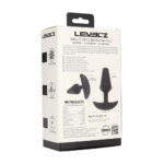 LEVELZ Classic Vibrating Silicone Anal Plug - Small - Black Small USB Rechargeable Butt Plug - Image 9