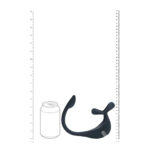 LEVELZ Remote Controlled Vibrating TriO Cock Ring with Prostate Stimulator - Black USB Rechargeable Vibrating Cock Ring with Anal Plug - Image 6