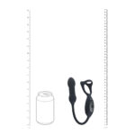 LEVELZ Vibrating & Thrusting TriO Cock Ring with Prostate Stimulator - Black USB Rechargeable Vibrating Cock Ring with Thrusting Prostate Plug - Image 5