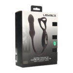 LEVELZ Vibrating & Thrusting TriO Cock Ring with Prostate Stimulator - Black USB Rechargeable Vibrating Cock Ring with Thrusting Prostate Plug - Image 7