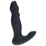 LEVELZ Vibrating & Thrusting Silicone Prostate Massager - Black 14.7 cm USB Rechargeable Thrusting Prostate Massager - Image 2