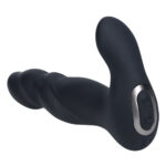 LEVELZ Vibrating & Thrusting Silicone Prostate Massager - Black 14.7 cm USB Rechargeable Thrusting Prostate Massager - Image 4