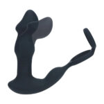 LEVELZ Remote Controlled Prostate Stimulator with Cock Ring - Black USB Rechargeable Vibrating Thrusting Prostate Massager with Cock Ring - Image 3