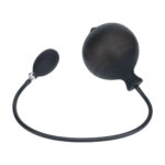LEVELZ Ribbed Inflatable Anal Plug - Black Inflatable Butt Plug - Image 3
