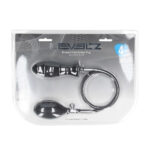 LEVELZ Ribbed Inflatable Anal Plug - Black Inflatable Butt Plug - Image 8