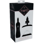 PUMPED Vulva & Breast Pump with Tongue Stimulator - Black - Black USB Rechargeable Ladies Pump Set - Image 3