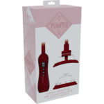 PUMPED Vulva & Breast Pump with Tongue Stimulator - Red - Red USB Rechargeable Ladies Pump Set - Image 3