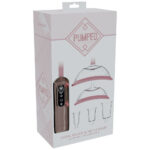 PUMPED Vulva, Breast & Nipple Pump - Rose Gold - Rose Gold USB Rechargeable Ladies Pump Set - Image 3