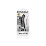 REALROCK Realistic Regular Curved Dong with Balls - 15.5 cm - Black 15.5 cm (6'') Dong - Image 7