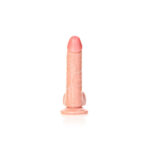 REALROCK Realistic Regular Curved Dong with Balls - 15.5 cm - Flesh 15.5 cm (6'') Dong - Image 5