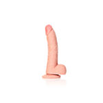 REALROCK Realistic Regular Curved Dong with Balls - 20.5 cm - Flesh 20.5 cm (8'') Dong - Image 3