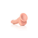 REALROCK Realistic Regular Curved Dong with Balls - 20.5 cm - Flesh 20.5 cm (8'') Dong - Image 6