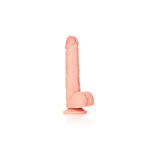 REALROCK Straight Realistic Dildo with Balls - 18 cm - Flesh 18 cm (7'') Dong - Image 4