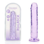 REALROCK 20 cm Straight Dildo - Purple - Purple 20 cm (8'') Dong