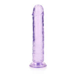 REALROCK 20 cm Straight Dildo - Purple - Purple 20 cm (8'') Dong - Image 3
