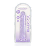 REALROCK 20 cm Straight Dildo - Purple - Purple 20 cm (8'') Dong - Image 8