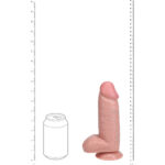 REALROCK 20cm Extra Thick Dildo with Balls - Flesh - Flesh 20 cm (8'') Extra Thick Dong - Image 7