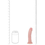 REALROCK 15cm Vibrating Cock - Flesh - Flesh 15.2 cm (6'') USB Rechargeable Vibrating Dong - Image 6