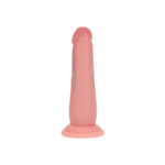 REALROCK Dual Density 6'' Sliding Skin Silicone Dildo - Flesh - Flesh 15.2 cm Sliding Skin Dildo - Image 6