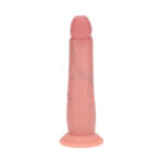 REALROCK Dual Density 8'' Sliding Skin Silicone Dildo - Flesh - Flesh 20.5 cm Sliding Skin Dildo - Image 5