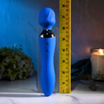 Selopa BLUE BELLE - Blue USB Rechargeable 20 cm Massage Wand - Image 7
